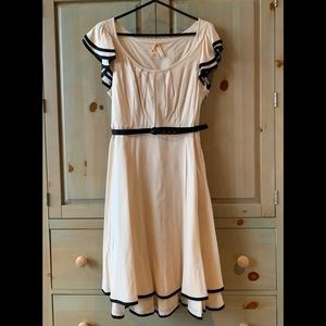 Anthropologie short-sleeve rayon dress